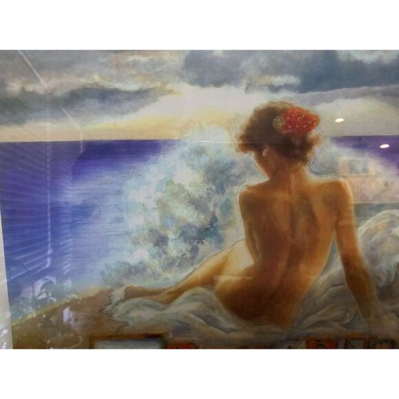 Signed Peter Nixon Print "Venus Anadyomene" Matted Framed 12.5in x 15.5 in - Picture 3 of 11